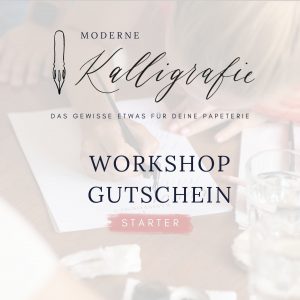 Workshop Gutschein: „Kalligrafie für Starter“